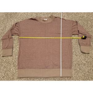 3/4 SLEEVE CREW NECK SHIRT BY HOIUNT SIZE XL IN BROWN